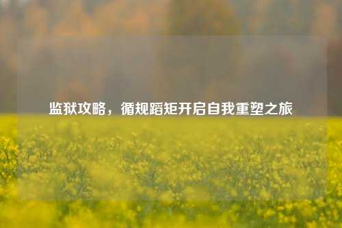 监狱攻略，循规蹈矩开启自我重塑之旅