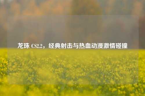 龙珠 CS2.2，经典射击与热血动漫激情碰撞