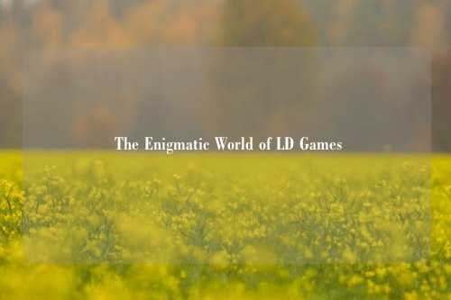  The Enigmatic World of LD Games