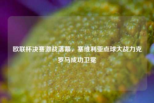欧联杯决赛激战落幕，塞维利亚点球大战力克罗马成功卫冕
