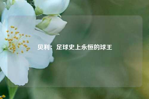 贝利：足球史上永恒的球王
